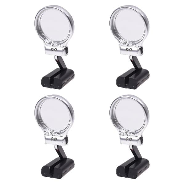 Lupa Mikroskop Sammenfoldelig Stand 3x 60mm LED Lys Urmager