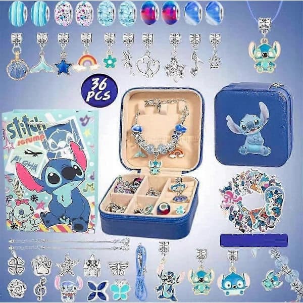 Pärlan för armbandstillverkning Charms Beads Lilo Stitch