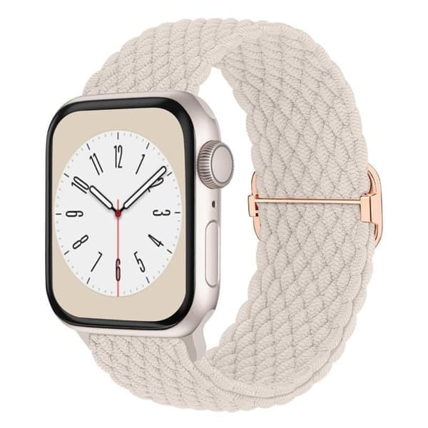 5-pack flätade solo loop-armband kompatibla med Apple Watch (38mm, 40mm, 41mm) 5-pack 38/40/41mm
