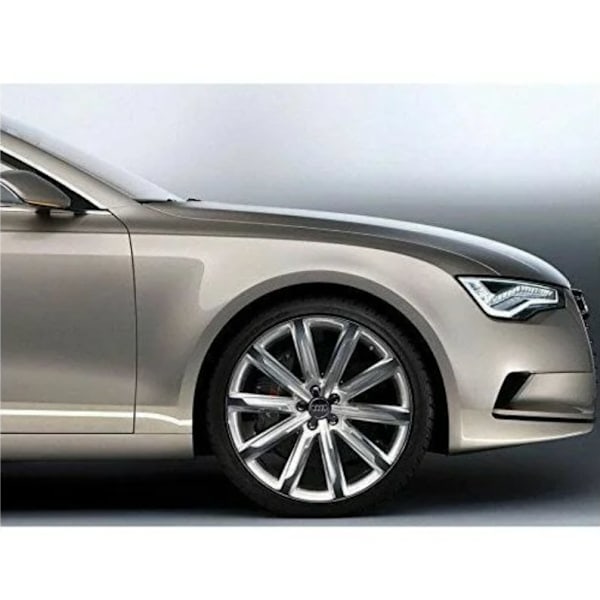Sæt med 4 emblem hjulkapsler, til Audi hjulkapsler (sort) A3