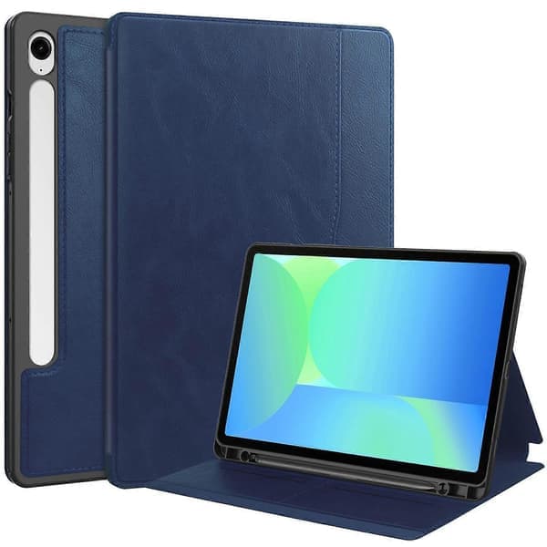 Støtsikkert Læretui med Auto Wake/Sleep og Stativ for Samsung Galaxy Tab S10 FE/S9 FE