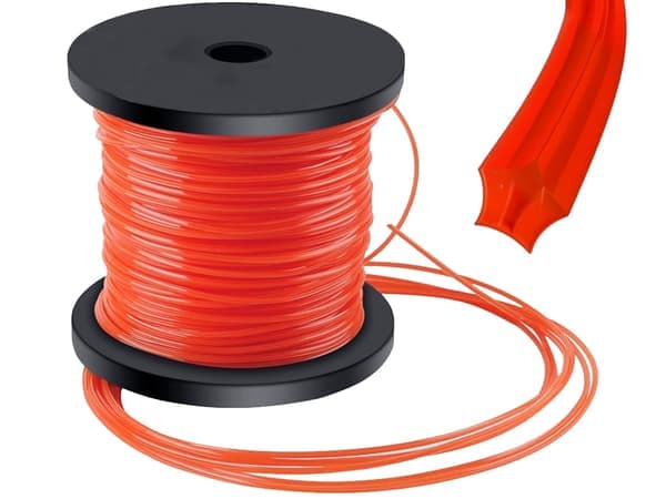 Trimmertråd 2,4 mm - Stjerneformet, 100 m