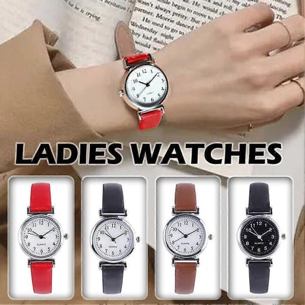 *-Dameure Kvinder Lille Kvarts Analog Armbåndsur Mode Sort/One size Black/One size