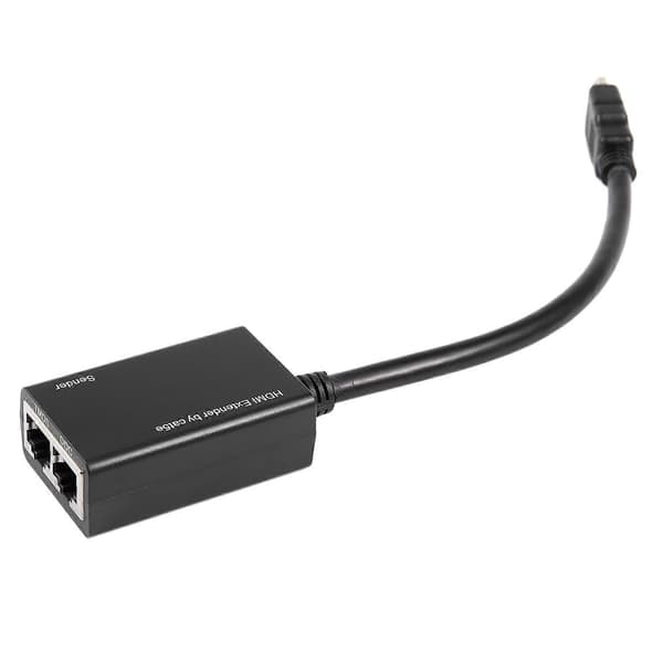 HDMI Over RJ45 CAT5e CAT6 UTP LAN Ethernet Extender Repeater 1080P 3D op til 30m