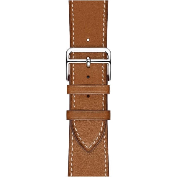 Ruskea Yhteensopiva Apple Watch -rannekkeen kanssa 38/40/41 mm, ruskea nahka