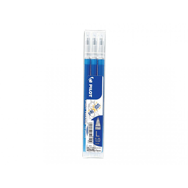Påfyllning BLS-FR10-L-S3 Bred (L) 1,0mm Pilot Frixion Ball, Blå 3/fp Blue Blå