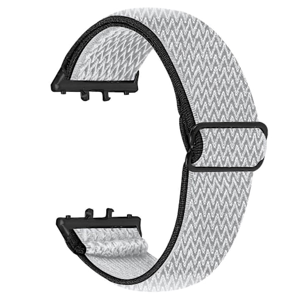 Vævet Armbånd i Elastisk Materiale til Samsung Galaxy Fit3 SM-R390, Sort Kobling Style E