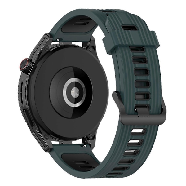 Armbånd til Huawei Watch GT 3 SE/Samsung Galaxy Watch3 45mm, 22mm, Tofarvede Striber --Perfekt Multicolor Multicolor Type C Huawei Watch GT 3 SE