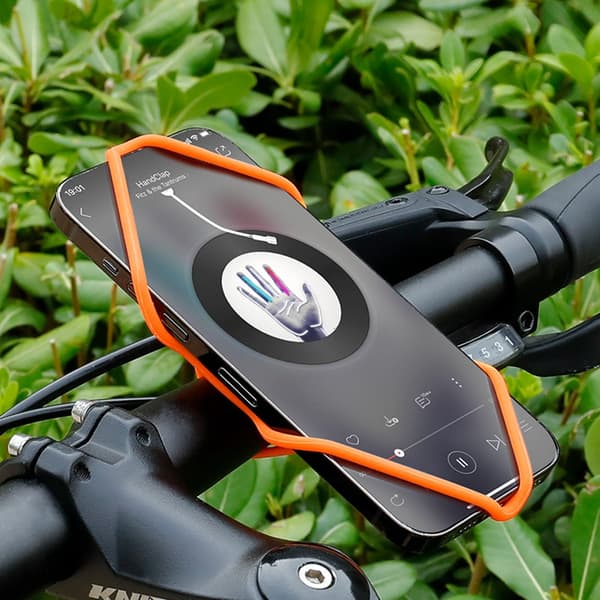 Pyöräpuhelinpidike GPS-klipsi MUSTA Black