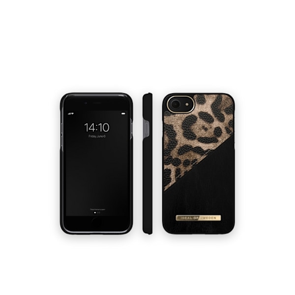 Ideal of Sweden Atelier Case iPhone 8/7/6/6S/SE Midnatts Leopard Multicolor multifärg