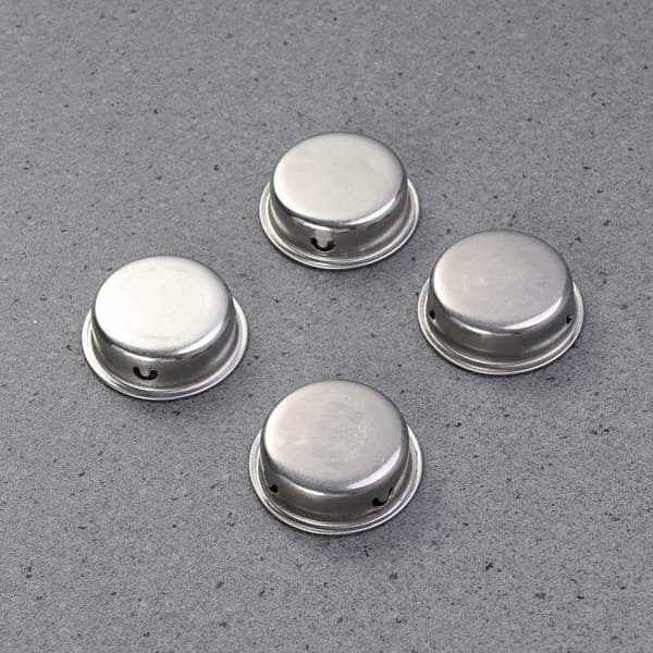 4 stk 35 mm Flat Rustfritt Stål Innfelte Fingergrep Innlegg