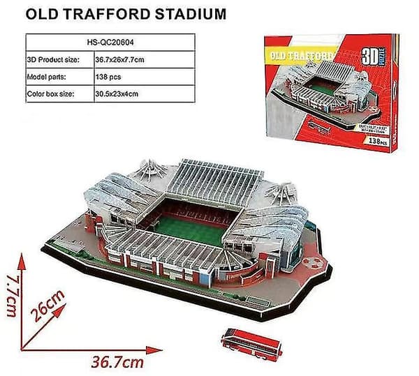 3D-palapeli Old Trafford 138 osaa 30,5x23x4cm