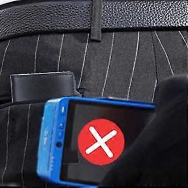 Mini ID-korthållare med RFID-skydd Multifunktionell reseplånbok Hög kapacitet för män (Rödbrun)