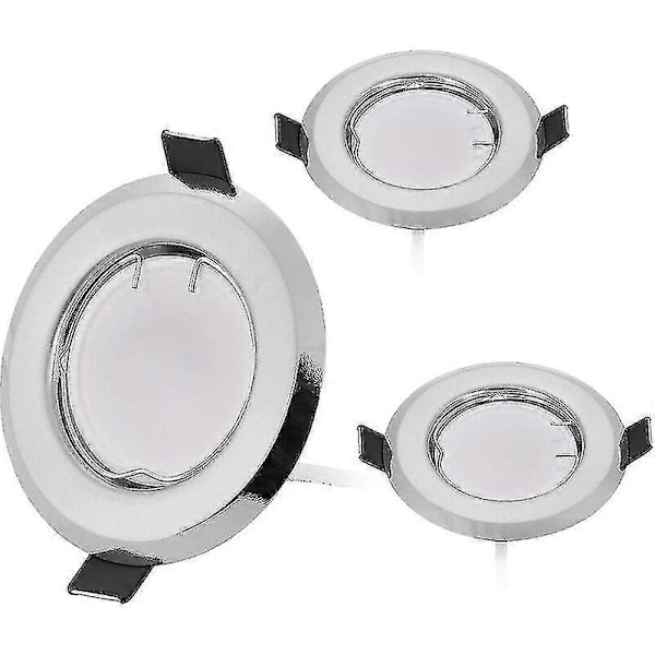 3 stk. ultra-tynde indbyggede LED-spotlights, med 3x5w dæmpbare pærer 220v spotlightmodul, justerbart lys varm hvid 3000k