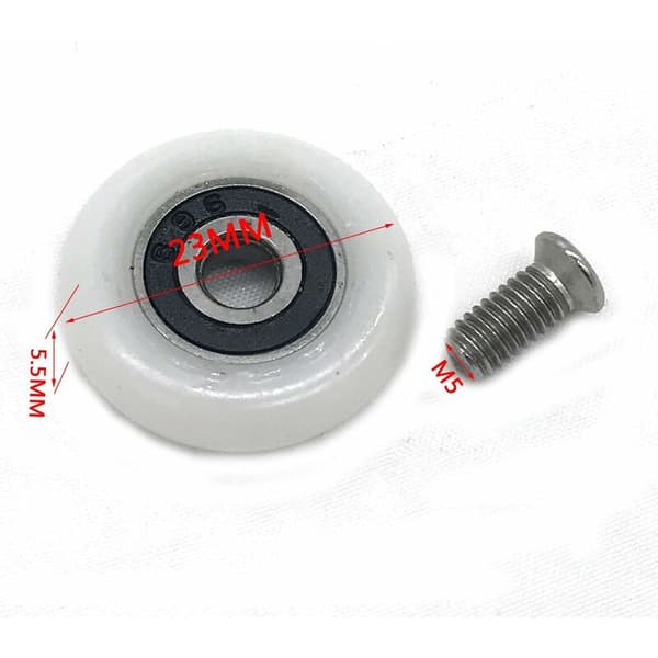 Set of 8 Replacement Shower Door Rollers Wheels 23mm Diameter