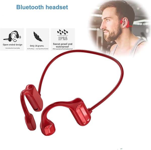 Luujohtokuulokkeet Bluetooth Langattomat Mikrofonilla