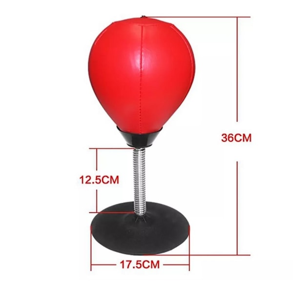 Boxboll för skrivbordet Red Röd