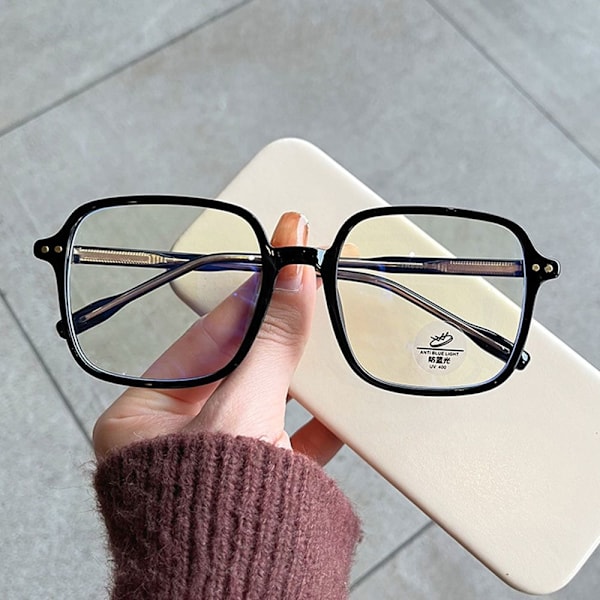 Anti-blåt Lys Briller Oversized GRØNNE Green
