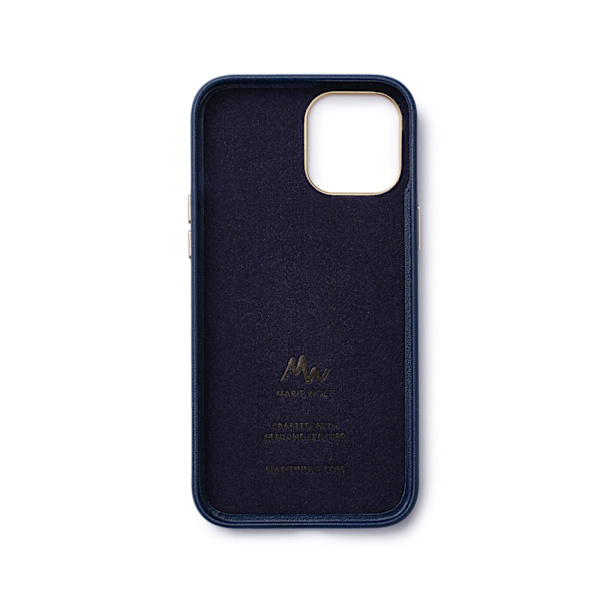 iPhone 12 Pro Max - MagSafe Mobilskal i läder - Marie Wolt Blu Blue iPhone 12 Pro Max