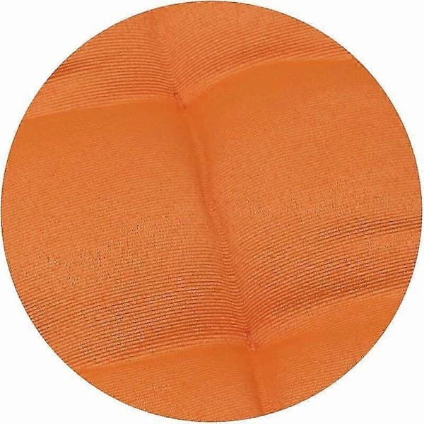 Nytt sett med 4 hageputer, 40x40 cm, oransje