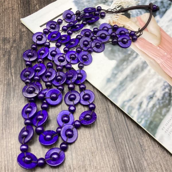 Trä Halsband Hänge Halsband 8 8 8 8