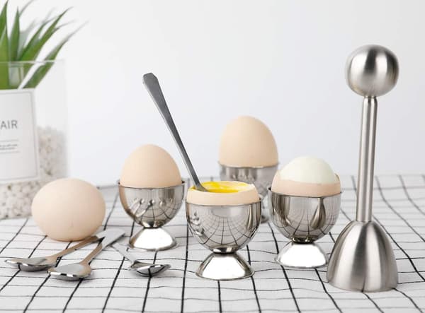 Eggeåpner - Eggseparator - Eggeskallåpner - Myk & Hard - Kokt Eggseparator