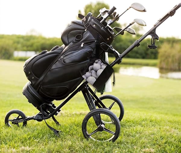 stk - 14*14*16,5 cm - opbevaringspose til golfbolde - golftaske - nylonnet boldpose - m/ snøre