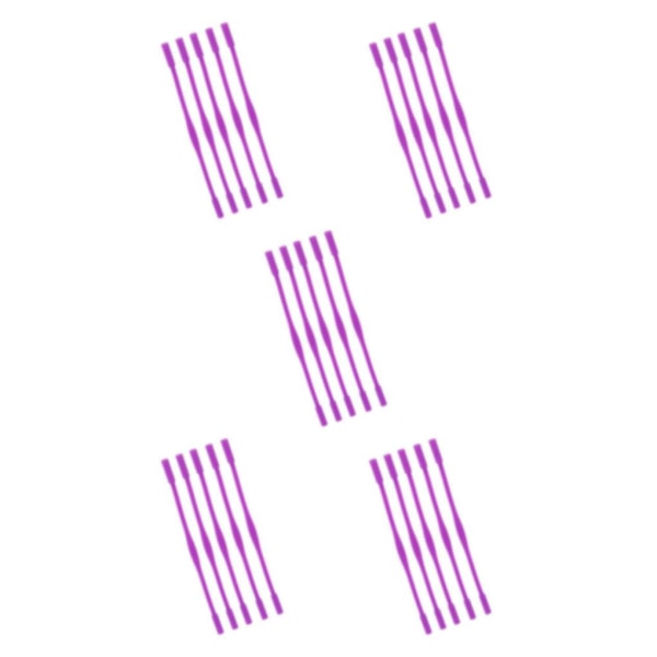1/2/3/5 5 stk Silikonbrilleremmer for barn, sportbånd med antiskli Purple Purple 5Set