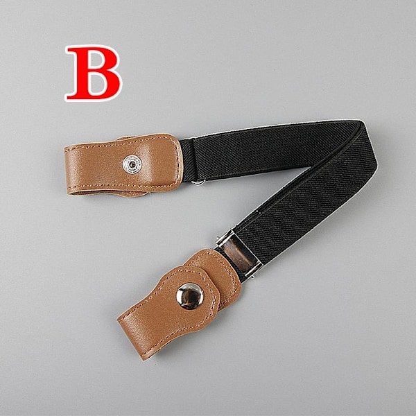 Børne Anti-Nedtræksbælter Jeans Taljebånd Stretch Taljebælte Spænde Fri Elastisk Som billedet Like the picture I