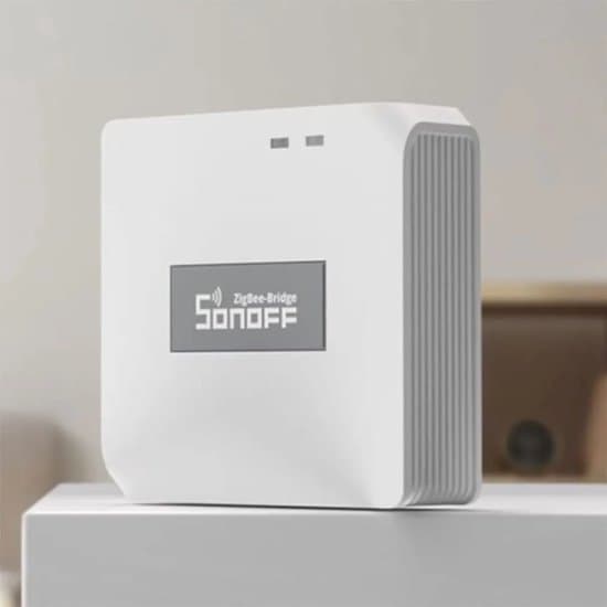 SONOFF ZB Bridge-P Zigbee Bridge Pro Smart Home Hub, stöder upp till 128 underenheter, kompatibel med SONOFF-sensorer och -switchar, vit