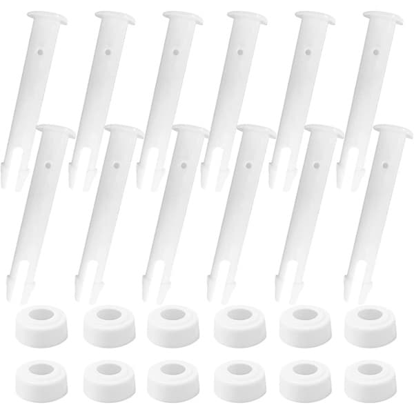 12 st Poolstift, Ersättningsstift, Plastpooltätningar, Plaststift, Pooltätningar, Stift för Poolram, Pooltätningsstift (12 st)