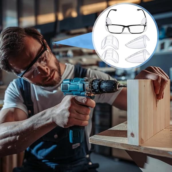 2 par - sidebeskyttelse for briller - sidebeskyttelse - sidebeskyttelse for vernebriller