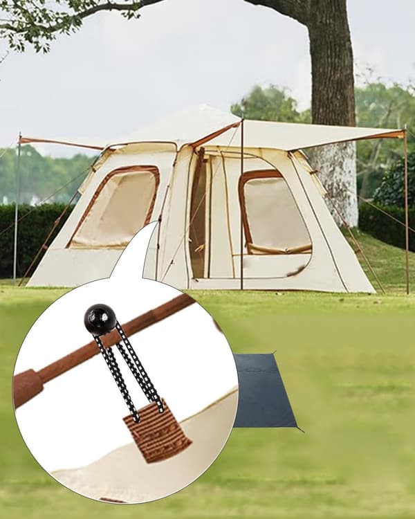 50 stk. - 6\" - Elastisk reb - Elastisk snor - Spændelastik - Spændingssnor - Kugle-bungee snore