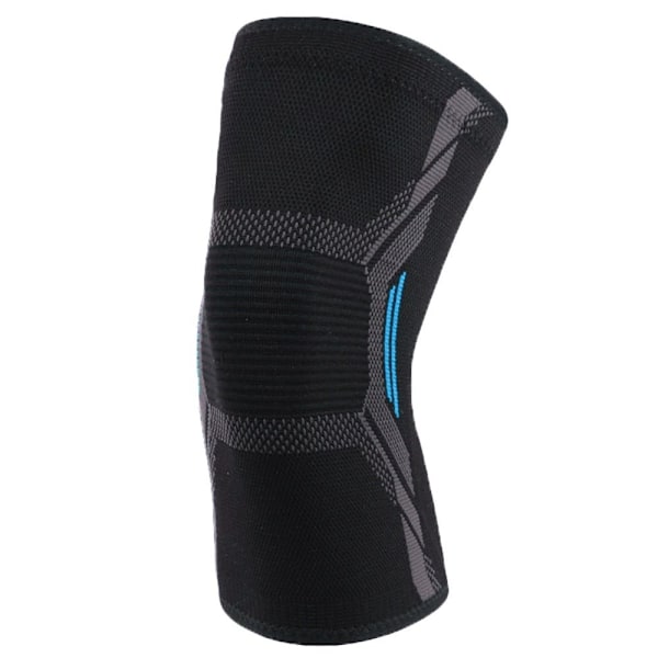 Sport knæbeskyttere Kompressionsknæbeskyttere SORT&HVID LKNEE PAD Sort&Hvid Black&Whit Black&White LKnee Pad-Knee Pad