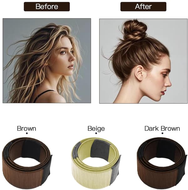 4-delars Hårknutsmakare - Magisk Håraccessoar - För Barn & Kvinnor - DIY Styler