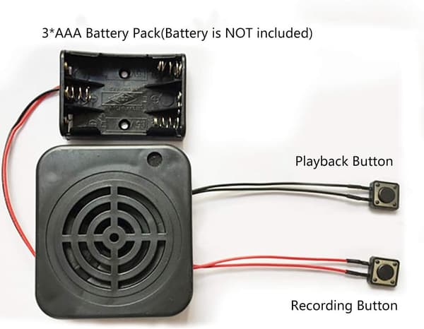 (2 minutter) 3W opptakbar stemmemodul DIY stemmemeldingsboks klar