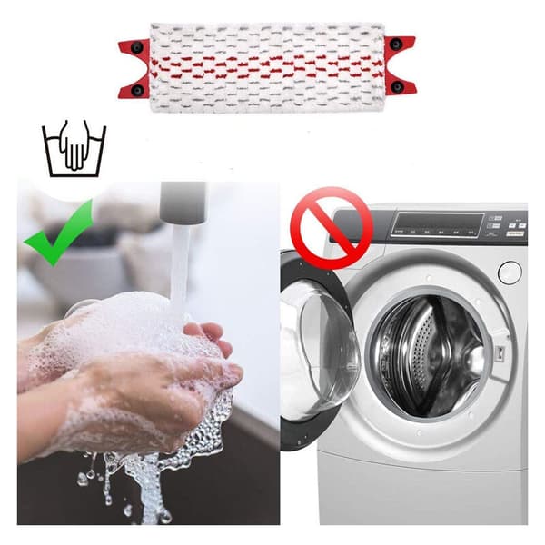 2 stk. kompatible med Vileda Ultramax moppe erstatningsmikrofiber spraymoppehoved flad moppeklud