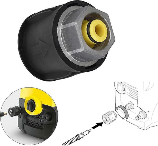 M22f til Nilfisk Quick Connect Slangeadapter - Højtryksrenser Rørkobling
