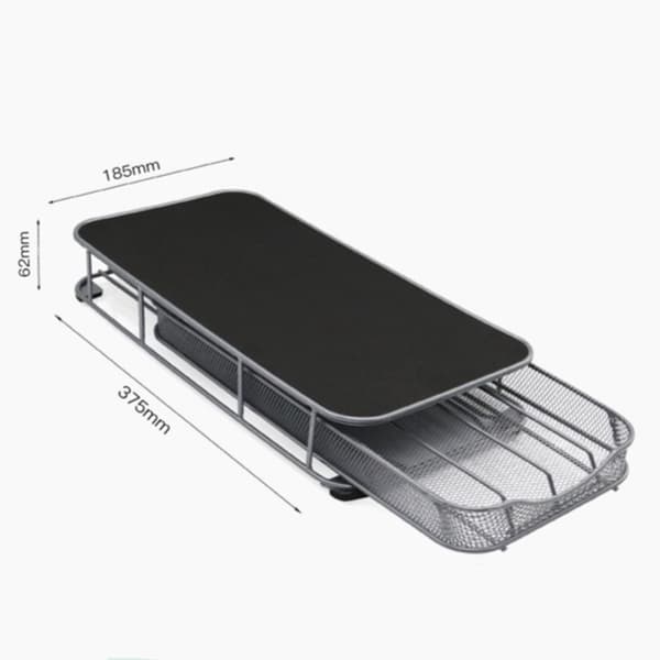 Coffee Capsule Box 40pcs Durable Coffee Capsule Storage Rack Coffee Drawer Holder Silver