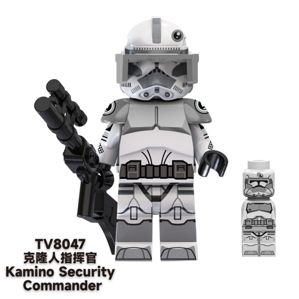 Star Wars Clone Trooper Minifigur Action Byggeklosser Leke