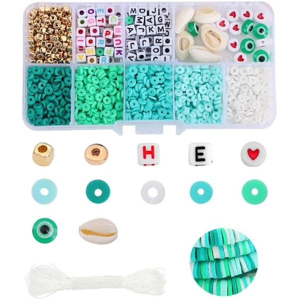 Colorful Alphabet Letter Beads - Mini Rocailles Bracelet Bead Kit