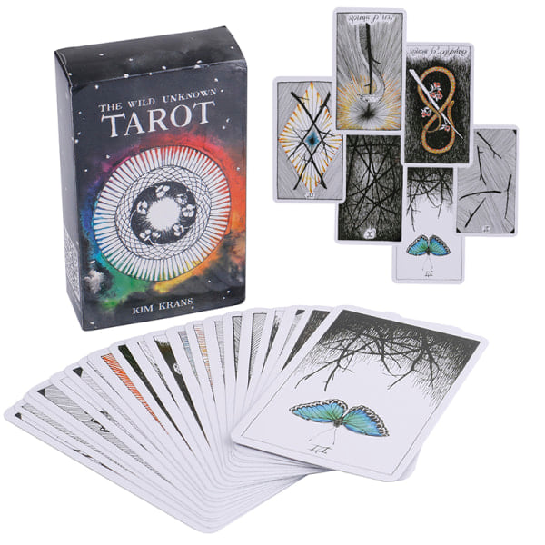 78 stk. The Wild Unknown Tarot Deck Rider-Waite Oracle Set Fortune Multicolor én størrelse Multicolor Multicolor one size