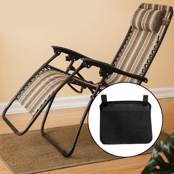 1/3/5 1. Yleismallin Anti Gravity -tuolin sivulaukku Anti Gravity musta 30x25cm black 30x25cm 1Set
