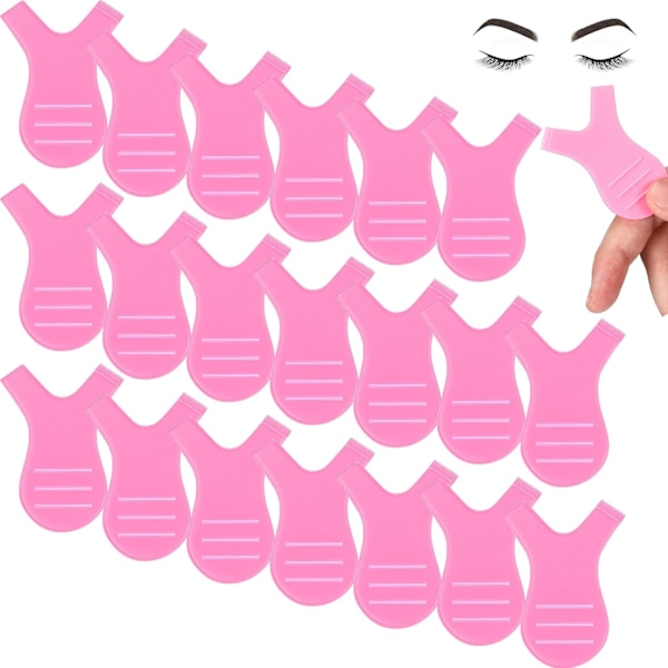 50 stycken Y-formad ögonfransborste Lash Perm Lift Makeupborste