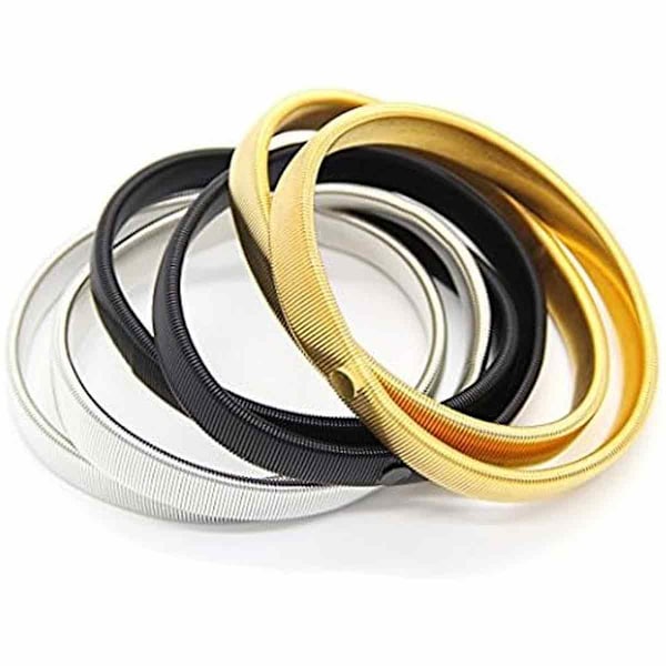 Pairs Anti-slip Ærmeholdere, Ærmeholdere, Elastiske Metal Armbånd til Langærmede Skjorter, til Fiksering af Lange Ærmer, til Tjener, Kvinder og