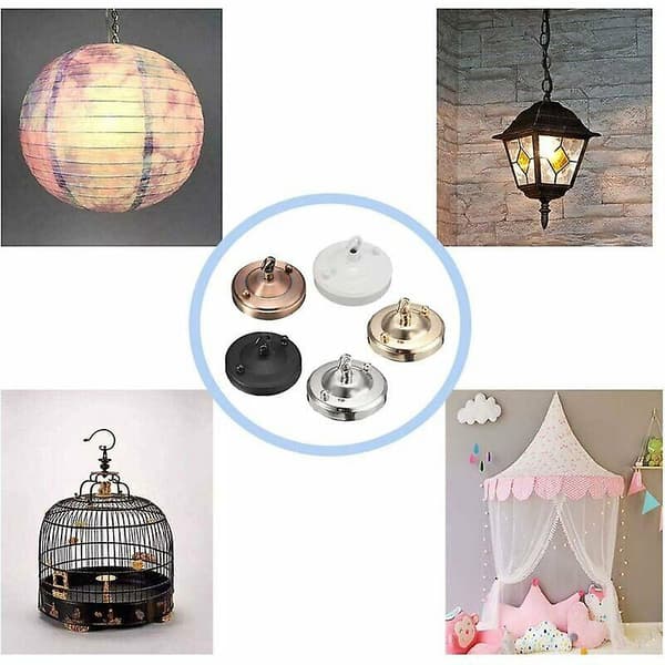 Retro Style Ceiling Hook, Multifunctional Iron Ceiling Hook, Accessories for Hanging Lamps