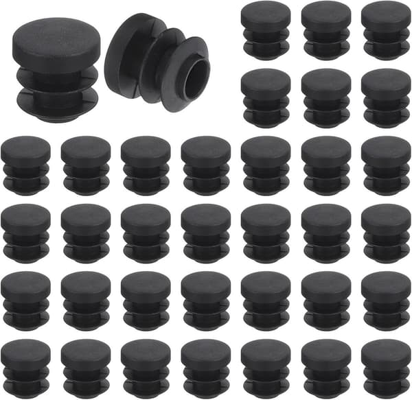 32 stk - Møbelmatter - 19 mm - møbelben - møbelbensputer - runde plastplugger