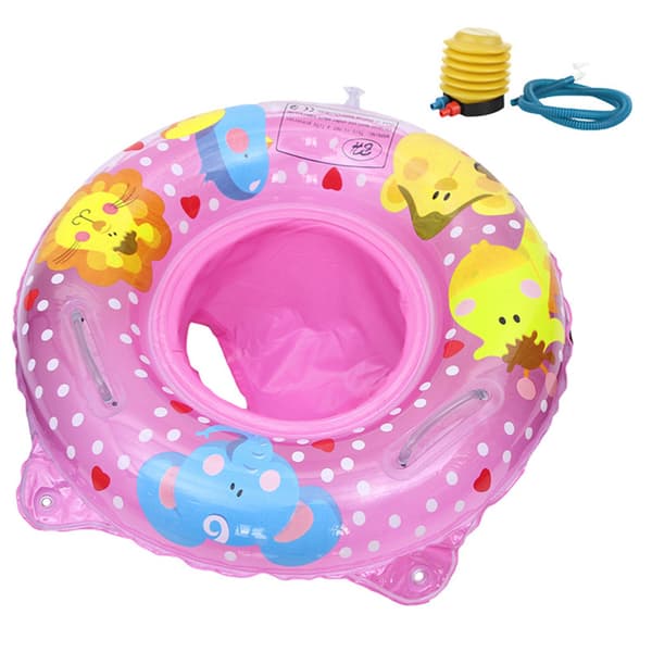 Baby Badering Oppblåsbar Flytestol ROSA pink