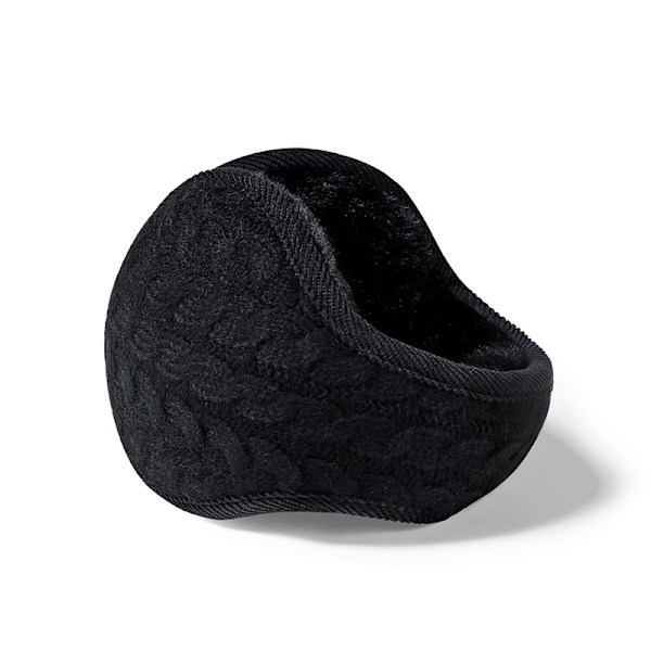 Varme Øremuffer (Sort), Unisex Øremuffer, Foldbare Øremuffer med Varme