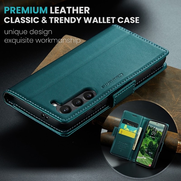CaseMe Skin Pro -kotelo Samsung S22 Plus - Vihreä Green Grön